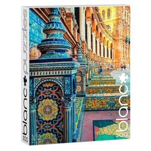 Buffalo Games  Spanish Tiles  500 Piece Blanc Puzzles